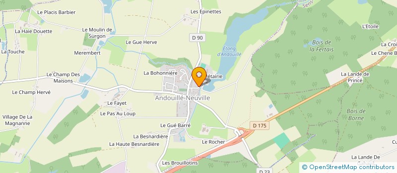 localisation de l'entreprise MONSIEUR SOFIENE KETFI  ANDOUILLE-NEUVILLE