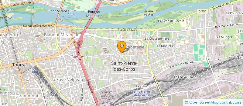 localisation de l'entreprise MONSIEUR SOFOUE KEO  SAINT-PIERRE-DES-CORPS