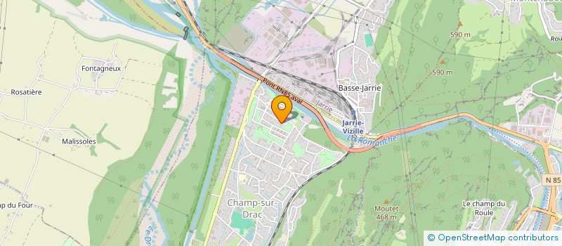 localisation de l'entreprise MONSIEUR SOFYAN ABROUGUI  CHAMP-SUR-DRAC