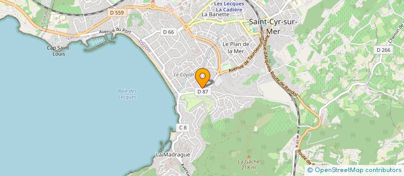 localisation de l'entreprise MONSIEUR SOFYAN EL MISTIKAWI à SAINT-CYR-SUR-MER