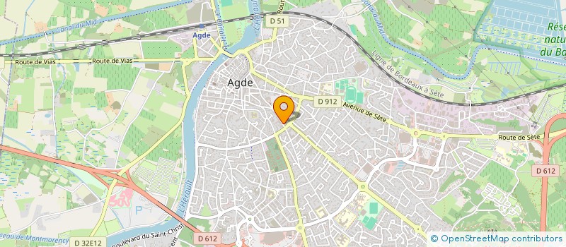 localisation de l'entreprise MONSIEUR SOFYAN HALHOUL à AGDE