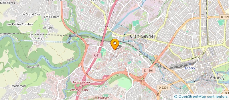 localisation de l'entreprise MONSIEUR SOFYAN VERMILLARD  ANNECY