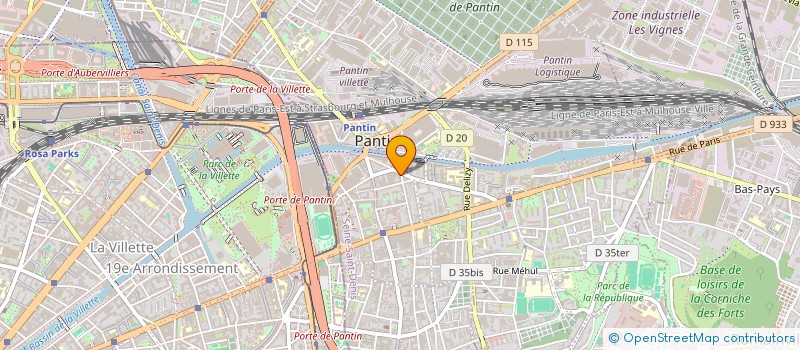 localisation de l'entreprise MONSIEUR SOFYEN ABDELHAMID à PANTIN