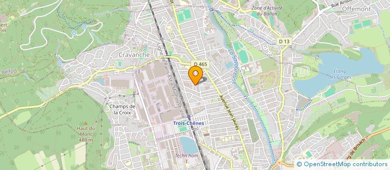 localisation de l'entreprise MONSIEUR SOFYEN ABID  BELFORT