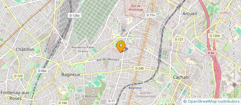 localisation de l'entreprise MONSIEUR SOHAIB ACHAROUI à BAGNEUX