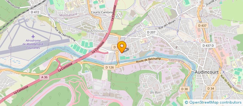 localisation de l'entreprise MONSIEUR SOHAIB GUETTOUCHE  AUDINCOURT