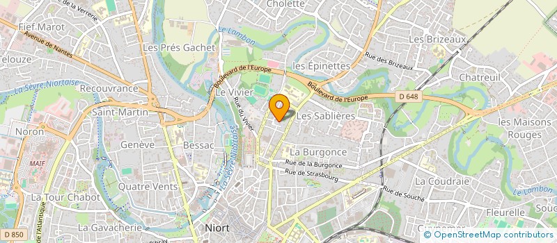 localisation de l'entreprise MONSIEUR SOHAIL ABBASI à NIORT