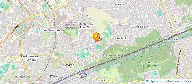 localisation de l'entreprise MONSIEUR SOHAIL AKHTAR à SEVRAN