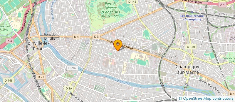 localisation de l'entreprise MONSIEUR SOHEIB AMROUCHE à CHAMPIGNY-SUR-MARNE