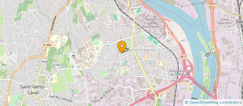 localisation de l'entreprise MONSIEUR SOHEIL GRYNBERG  OULLINS-PIERRE-BENITE