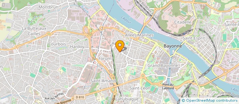 localisation de l'entreprise MONSIEUR SOHEYB BENFATMI  BAYONNE