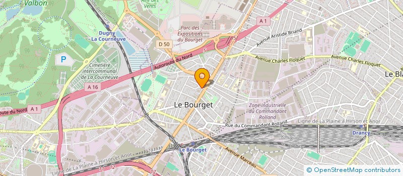 localisation de l'entreprise MONSIEUR SOHIB TABICHE à LE BOURGET