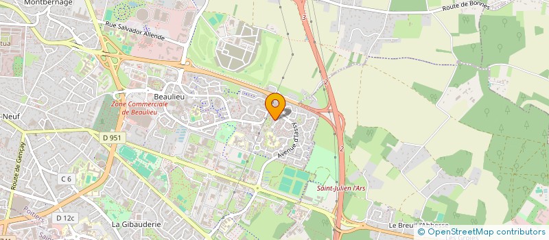 localisation de l'entreprise MONSIEUR SOHRAB AMIRI  POITIERS