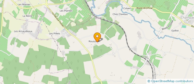 localisation de l'entreprise MONSIEUR SOHRAB CHITAN  OZILLAC