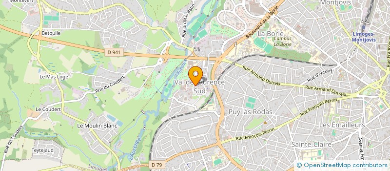 localisation de l'entreprise MONSIEUR SOIBAHOUDINI MOUIGNI à LIMOGES