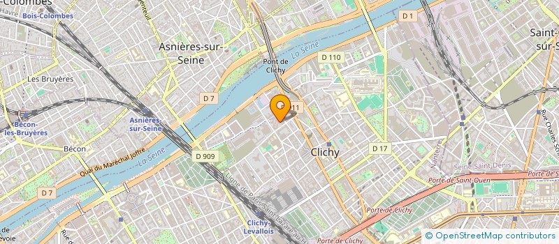 localisation de l'entreprise MONSIEUR SOIDIKI ASSOUMANI à CLICHY