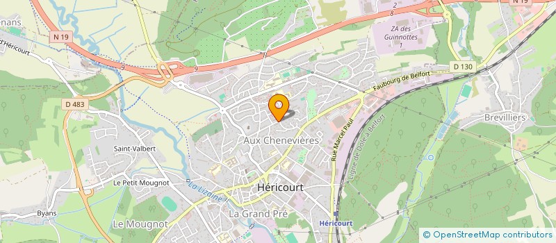 localisation de l'entreprise MONSIEUR SOIDIKI MADI  HERICOURT