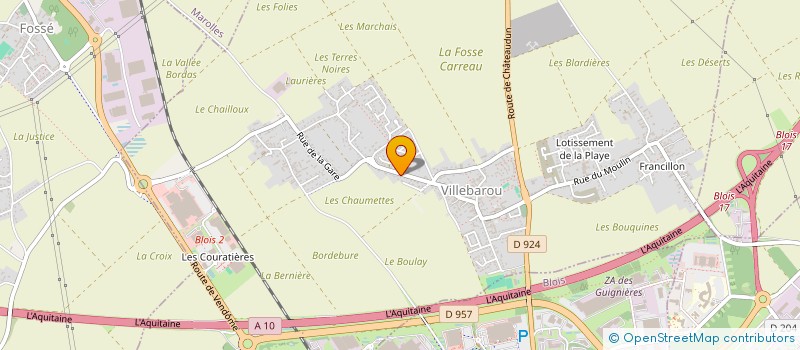 localisation de l'entreprise MONSIEUR SOILIHI BOINA SOILIHI  VILLEBAROU