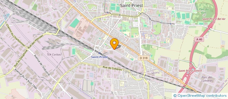 localisation de l'entreprise MONSIEUR SOIMADOU ASSANI  SAINT-PRIEST