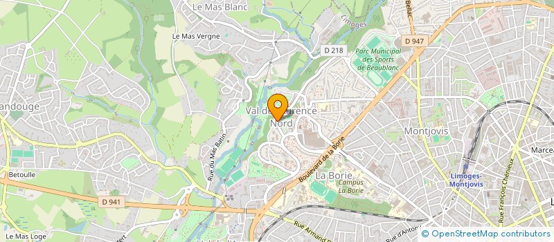 localisation de l'entreprise MONSIEUR SOIREBA DIABY à LIMOGES