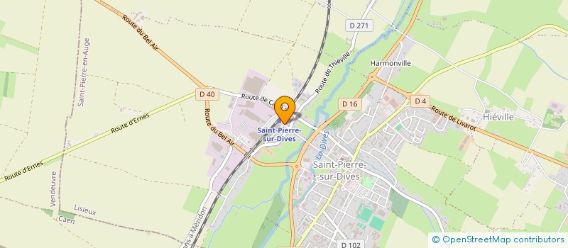 localisation de l'entreprise MONSIEUR SOIZIC BRUNEAU  SAINT-PIERRE-EN-AUGE