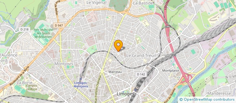 localisation de l'entreprise MONSIEUR SOIZIC GARDY à LIMOGES