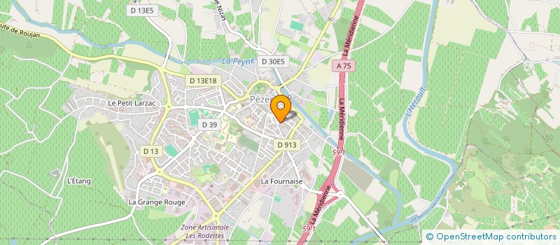 localisation de l'entreprise MONSIEUR SOIZIC NAVARRO  PEZENAS