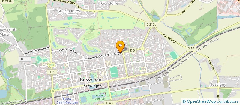 localisation de l'entreprise MONSIEUR SOK NHEK  BUSSY-SAINT-GEORGES