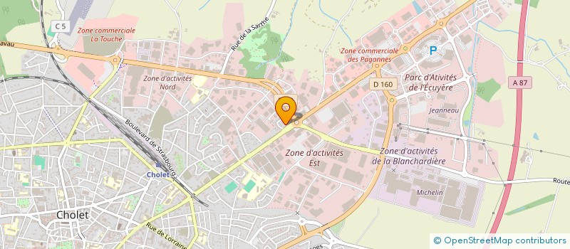 localisation de l'entreprise MONSIEUR SOKHOM THAT à CHOLET