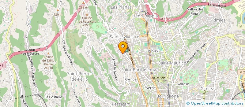 localisation de l'entreprise MONSIEUR SOKOL AJETI à NICE