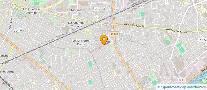 localisation de l'entreprise MONSIEUR SOKOUA NANDJUI VIRGI DIAKO  BEZONS