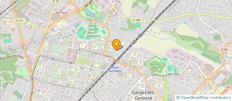 localisation de l'entreprise MONSIEUR SOKOURA COULIBALY  SARCELLES