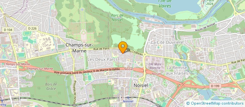 localisation de l'entreprise MONSIEUR SOKUNNA OUSIM  NOISIEL