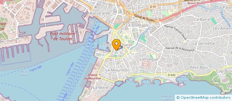 localisation de l'entreprise MONSIEUR SOLAIMANE EL MESYAH CHOUDANI  TOULON