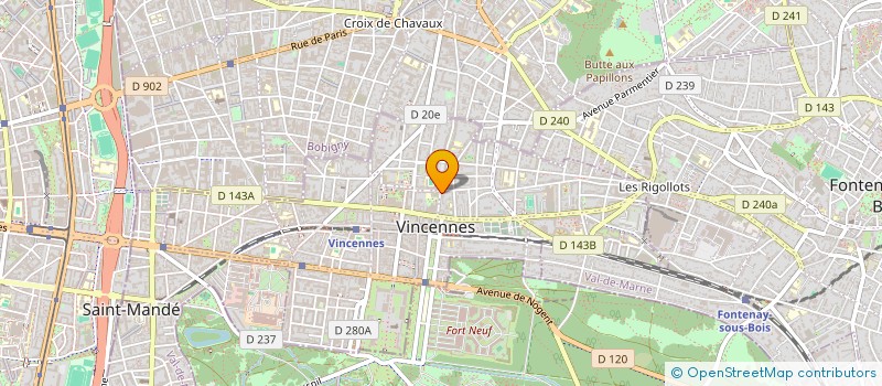 localisation de l'entreprise MONSIEUR SOLAL DERAY à VINCENNES