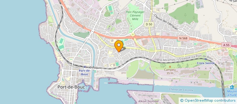 localisation de l'entreprise MONSIEUR SOLAYMAN GUESSAS  PORT-DE-BOUC