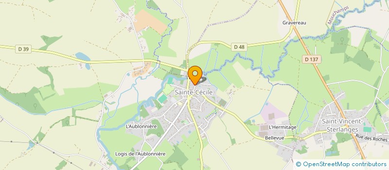 localisation de l'entreprise MONSIEUR SOLDOVAN ROBIN  SAINTE-CECILE