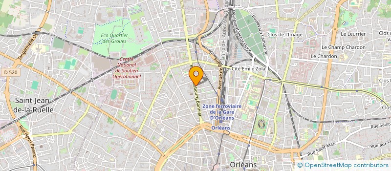 localisation de l'entreprise MONSIEUR SOLEIMAN HADJAB  ORLEANS
