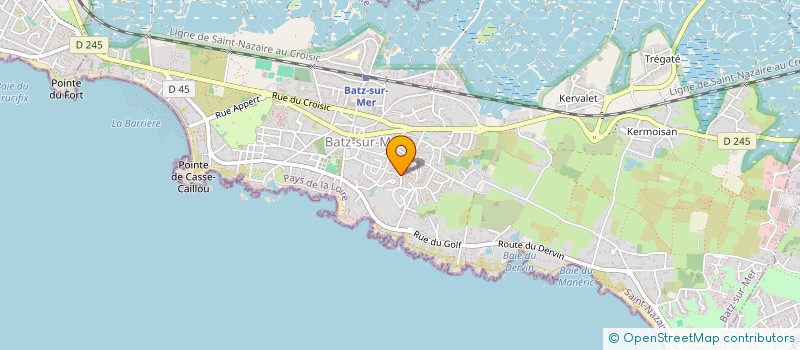 localisation de l'entreprise MONSIEUR SOLENN NICOL à BATZ-SUR-MER
