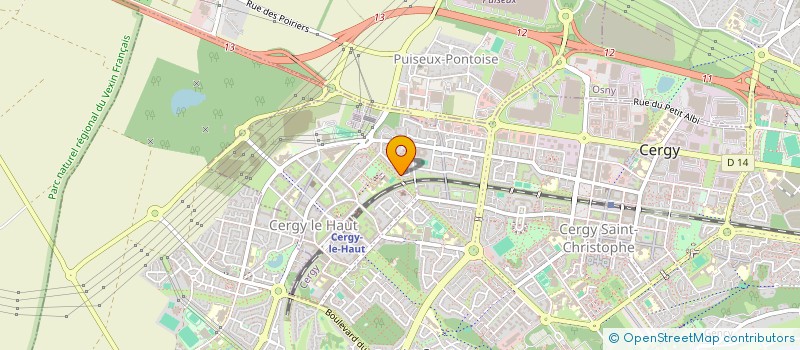 localisation de l'entreprise MONSIEUR SOLIMAOULE SISSOKO  CERGY