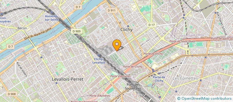 localisation de l'entreprise MONSIEUR SOLO KAMAGATE à CLICHY