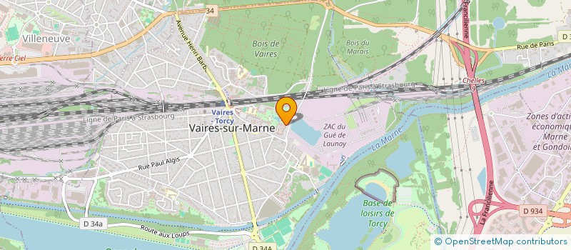 localisation de l'entreprise MONSIEUR SOLOFO RAMBELOARISON  VAIRES-SUR-MARNE