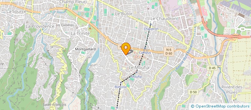 localisation de l'entreprise MONSIEUR SOLOFOMANANA RAHERIMANANTSOA à SAINT-DENIS