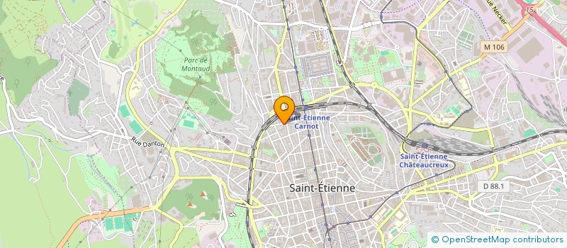 localisation de l'entreprise MONSIEUR SOLOMON BERHANE  SAINT-ETIENNE