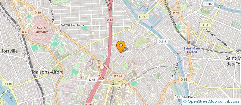 localisation de l'entreprise MONSIEUR SOLOMON NJOKU  MAISONS-ALFORT