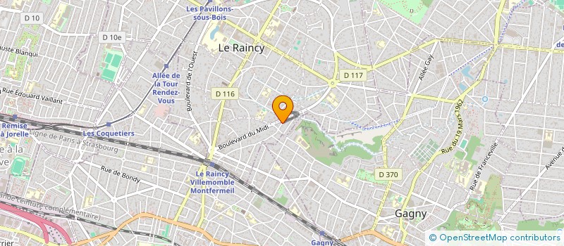 localisation de l'entreprise MONSIEUR SOLOVASTRU TURDA à LE RAINCY