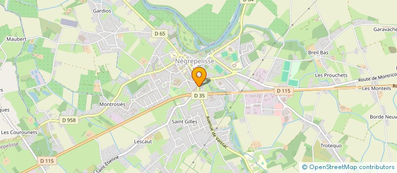 localisation de l'entreprise MONSIEUR SOMAL SOULEIMAN  NEGREPELISSE