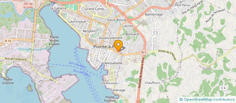 localisation de l'entreprise MONSIEUR SOMALY DEUMIL à POINTE-A-PITRE