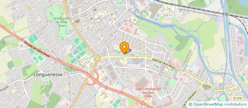 localisation de l'entreprise MONSIEUR SOMBINIAINA KOLOINA ANDRIAMALALA  LONGUENESSE