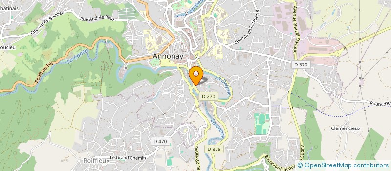 localisation de l'entreprise MONSIEUR SOMIR NABEEN  ANNONAY